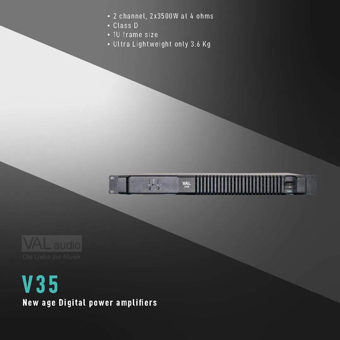 Val Audio V35 — rear panel